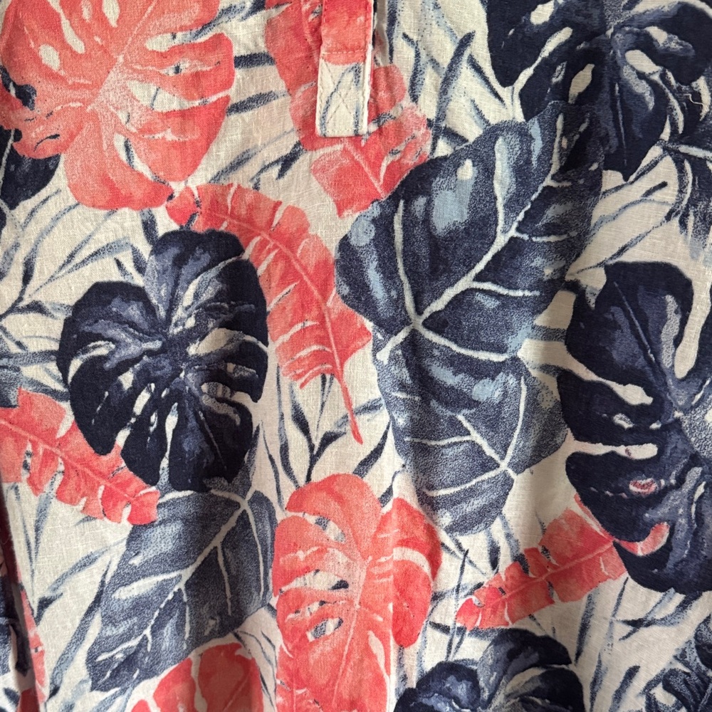 Coral Bay Pink and Blue Floral Top - Picture 4 of 7